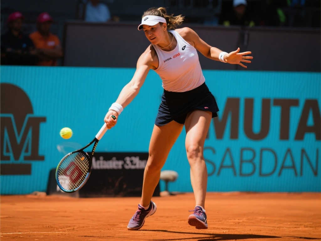 萨巴伦卡强势直落两盘击败布林科娃，挺进马德里WTA1000赛事32强